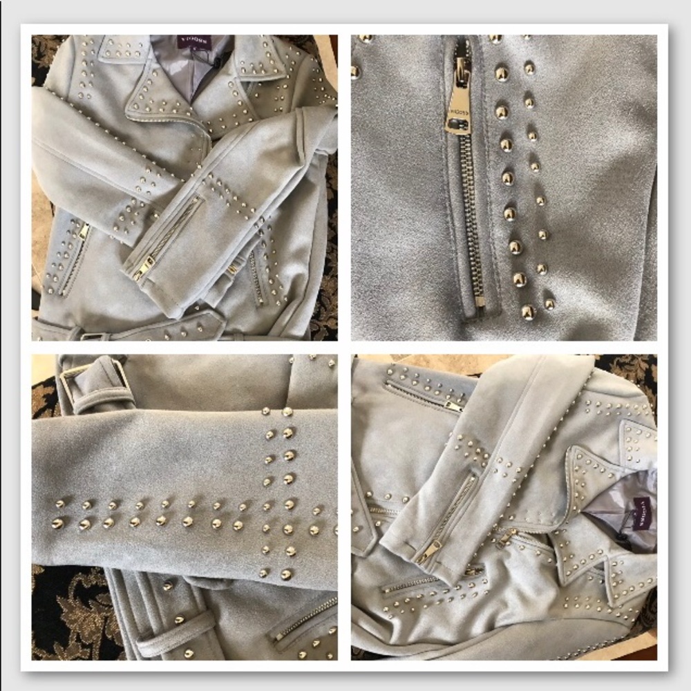 🖤LAST CALL🖤🤩Rockstar Studded Jacket🤩 - Picture 4 of 8